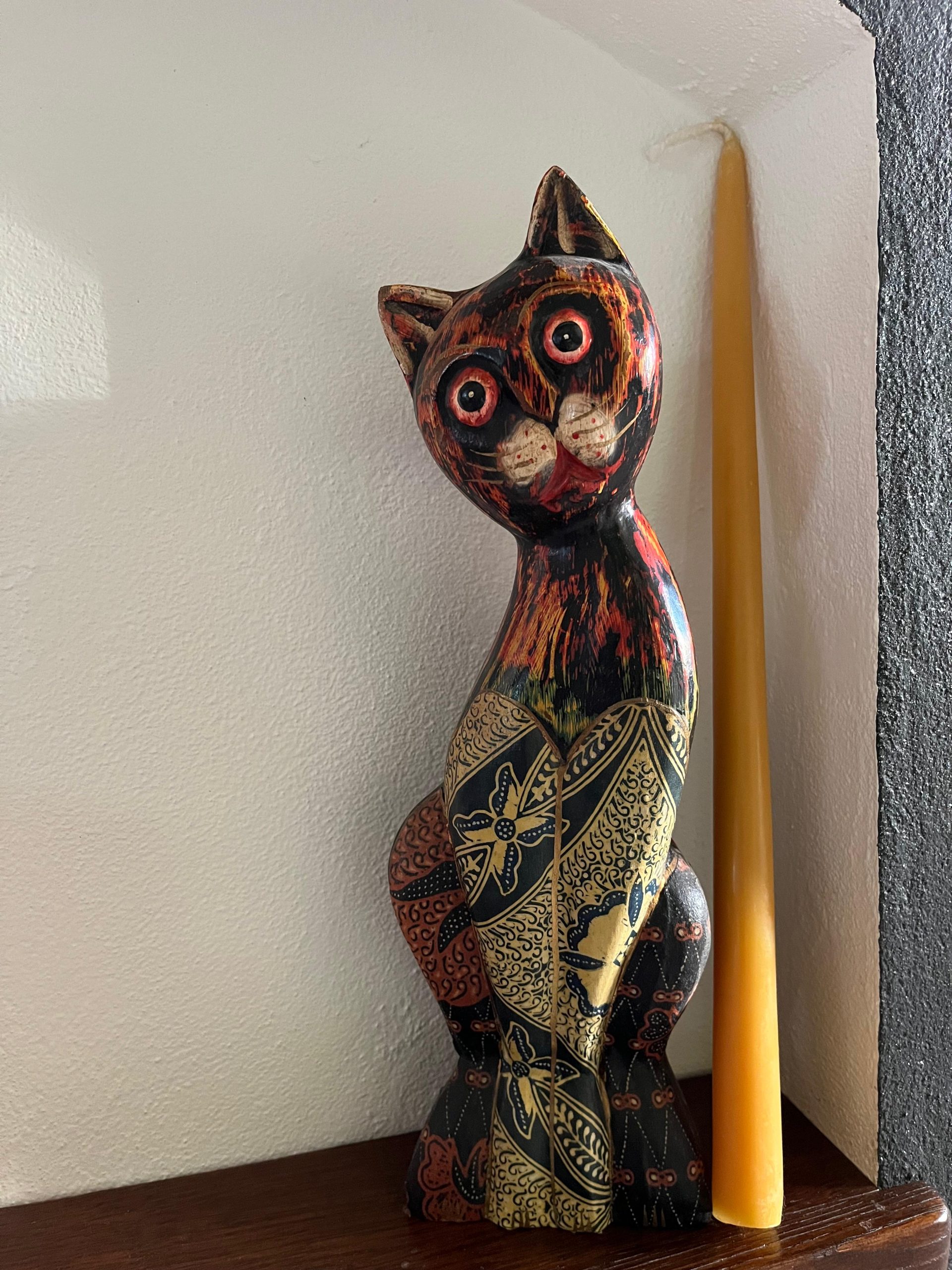 Candela Cero Conico Lungo in cera d&rsquo;api (Art. 372)