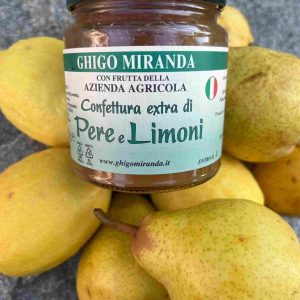 Confettura pere e limoni