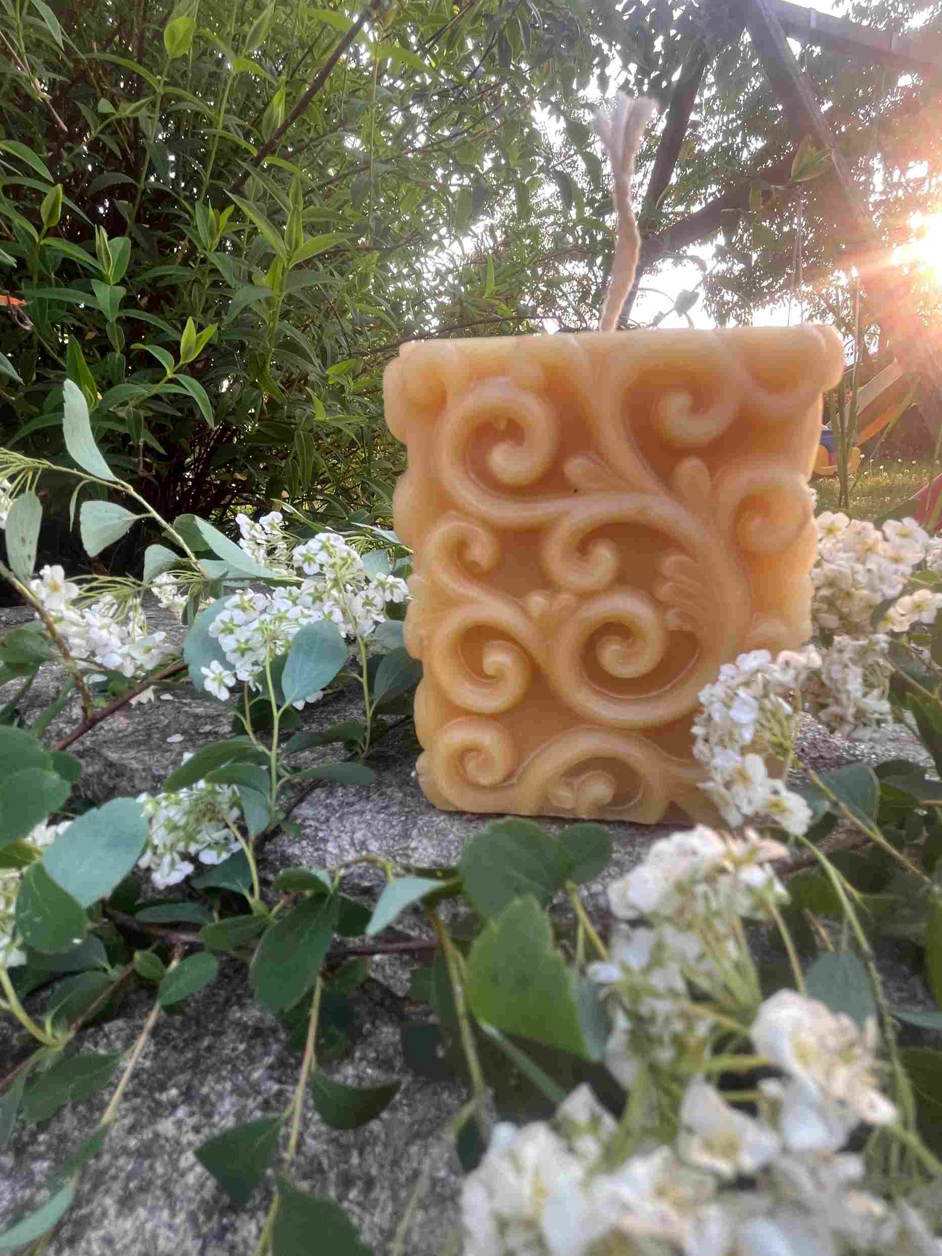 Candela Cero Arabo piccolo in cera d'api (Art.315)